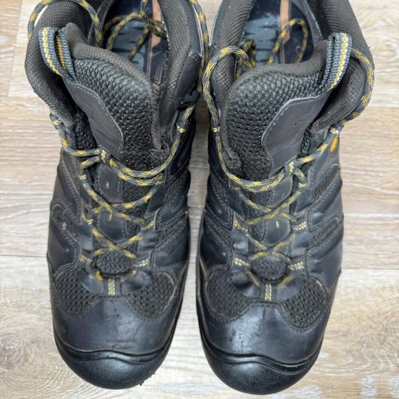 Keen Lansing  Brown Leather/Mesh Waterproof/ Steel Toe Work Boot Men\'s Size 13 main image 4